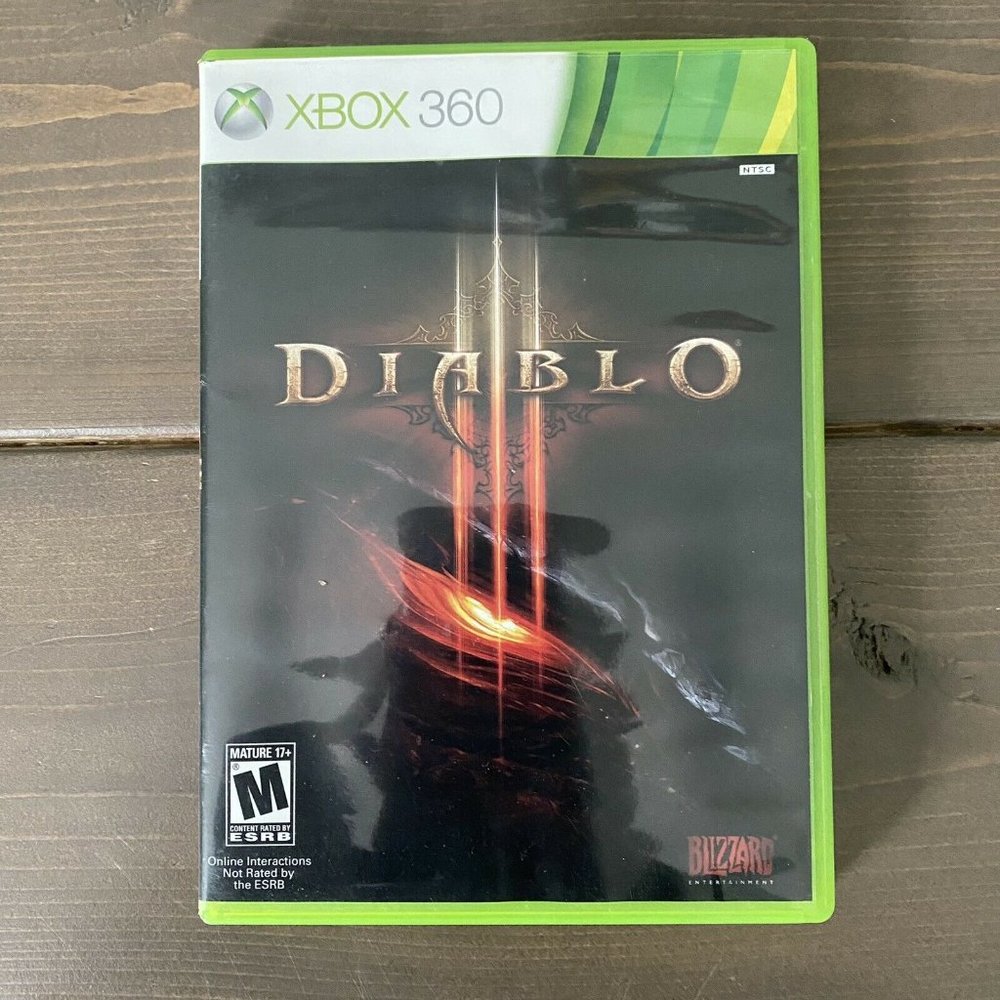 Diablo III 3 Microsoft Xbox 360 Video Game Complete With Manual Tested Used